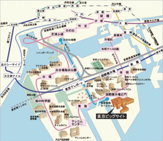 東京ビッグサイト マップ
